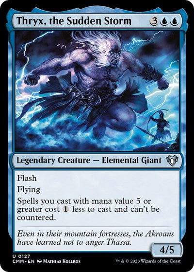2023 Magic: The Gathering: Commander Masters (CMM) - Thryx, the Sudden Storm (#127, Uncommon) (, Near Mint)