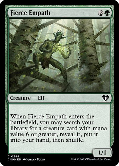 2023 Magic: The Gathering: Commander Masters (CMM) - Fierce Empath (#288, Common) (, Near Mint)