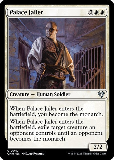 2023 Magic: The Gathering: Commander Masters (CMM) - Palace Jailer (#47, Uncommon) (, Near Mint)