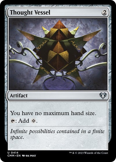2023 Magic: The Gathering: Commander Masters (CMM) - Thought Vessel (#414, Uncommon) (, Near Mint)