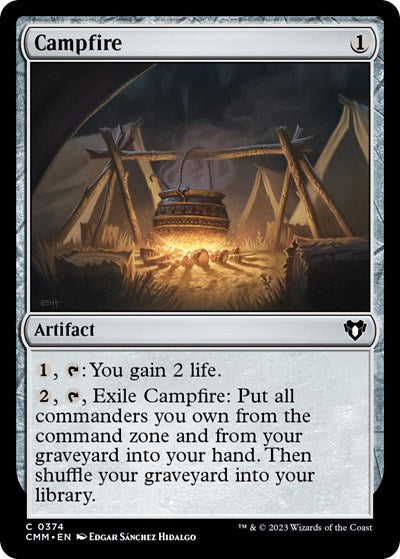 2023 Magic: The Gathering: Commander Masters (CMM) - Campfire (#374, Common) (, Near Mint)