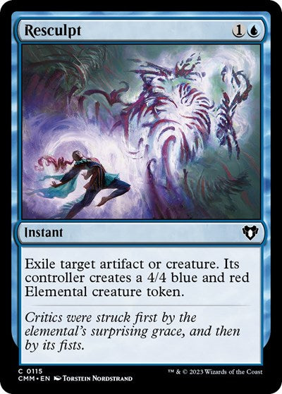 2023 Magic: The Gathering: Commander Masters (CMM) - Resculpt (#115, Common) (, Near Mint)