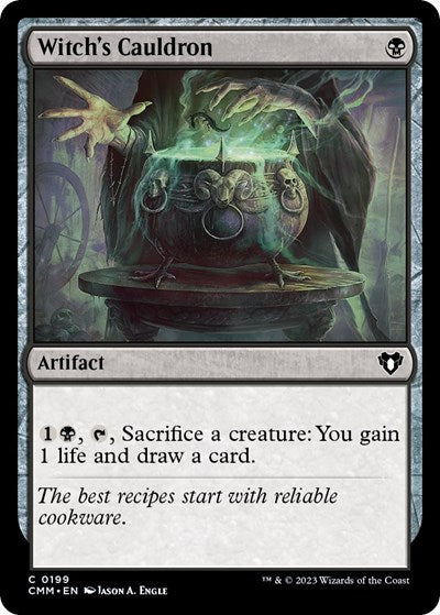 2023 Magic: The Gathering: Commander Masters (CMM) - Witch's Cauldron (#199, Common) (, Near Mint)