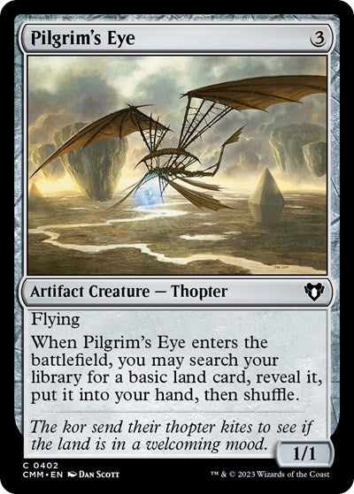 2023 Magic: The Gathering: Commander Masters (CMM) - Pilgrim's Eye (#402, Common) (, Near Mint)