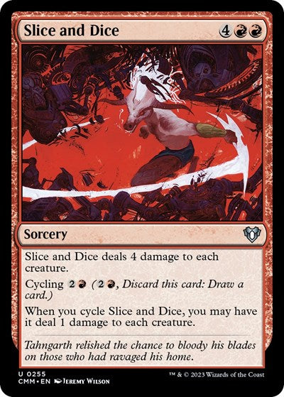 2023 Magic: The Gathering: Commander Masters (CMM) - Slice and Dice (#255, Uncommon) (, Near Mint)