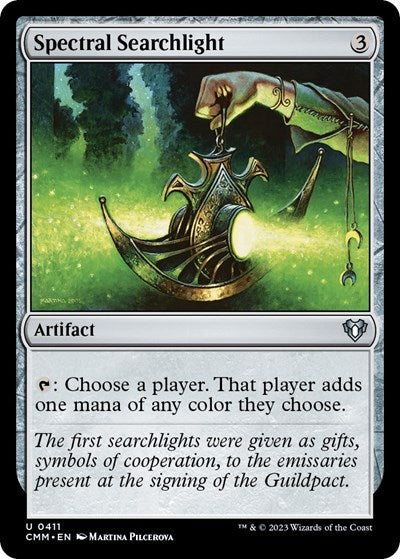 2023 Magic: The Gathering: Commander Masters (CMM) - Spectral Searchlight (#411, Uncommon) (, Near Mint)