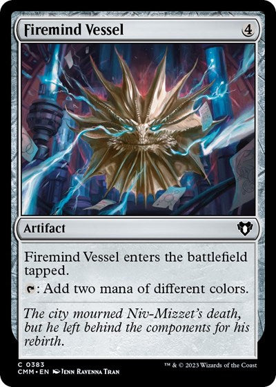 2023 Magic: The Gathering: Commander Masters (CMM) - Firemind Vessel (#383, Common) (, Near Mint)