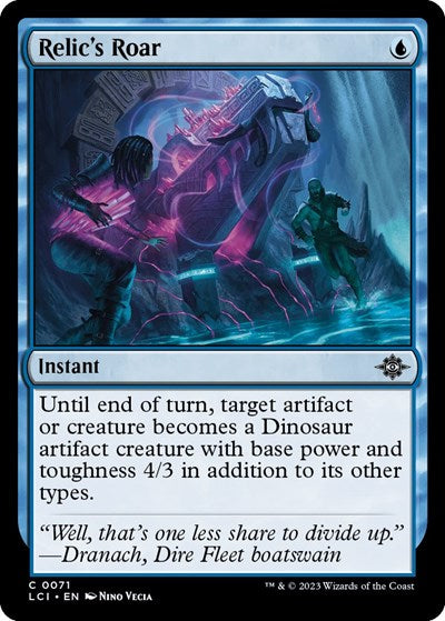 2023 Magic: The Gathering: The Lost Caverns of Ixalan (LCI) - Relic's Roar (#71, Common) (, Near Mint)