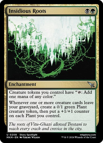 2024 Magic: The Gathering: Murders at Karlov Manor (MKM) - Insidious Roots (#208, Uncommon) (, Near Mint)