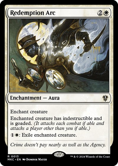 2024 Magic: The Gathering: Commander: Murders at Karlov Manor (MKC) - Redemption Arc (#13, Rare) (, Lightly Played)