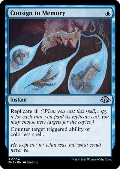 2024 Magic: The Gathering: Modern Horizons 3 (MH3) - Consign to Memory (#54, Uncommon) (, Lightly Played)