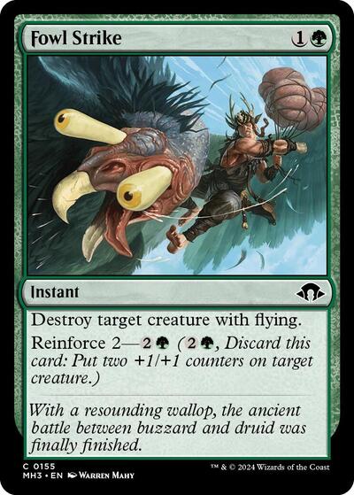 2024 Magic: The Gathering: Modern Horizons 3 (MH3) - Fowl Strike (#155, Common) (, Moderately Played)