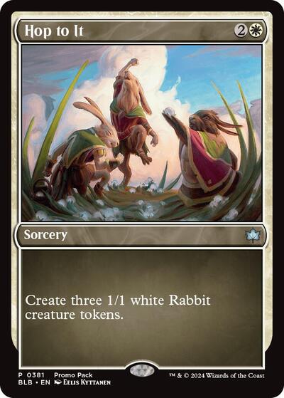 2024 Magic: The Gathering: Promo Pack: Bloomburrow (PPBLB) - Hop to It (#381, Promo) (, Lightly Played)