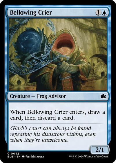 2024 Magic: The Gathering: Bloomburrow (BLB) - Bellowing Crier (#42, Common) (, Near Mint)