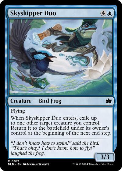 2024 Magic: The Gathering: Bloomburrow (BLB) - Skyskipper Duo (#71, Common) (, Near Mint)