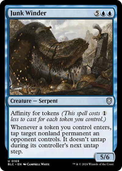 2024 Magic: The Gathering: Commander: Bloomburrow (BLC) - Junk Winder (#169, Uncommon) (, Lightly Played)