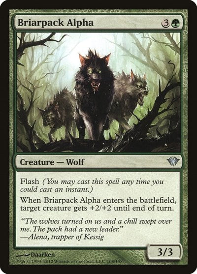 2012 Magic: The Gathering: Dark Ascension (DKA) - Briarpack Alpha (#108, Uncommon) (, Lightly Played)