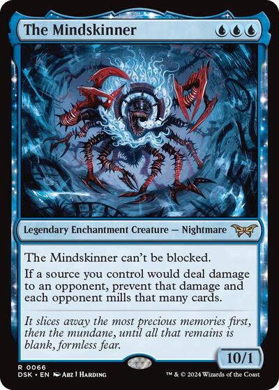 2024 Magic: The Gathering: Duskmourn: House of Horror (DSK) - The Mindskinner (#66, Rare) (, Lightly Played)