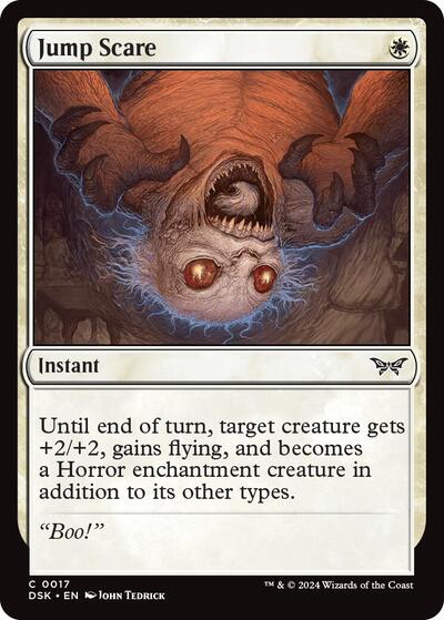 2024 Magic: The Gathering: Duskmourn: House of Horror (DSK) - Jump Scare (#17, Common) (, Near Mint)