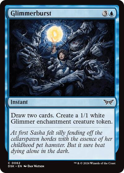 2024 Magic: The Gathering: Duskmourn: House of Horror (DSK) - Glimmerburst (#62, Common) (, Lightly Played)
