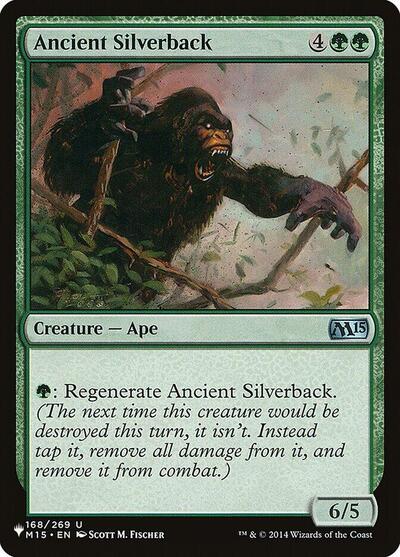 2026 Magic: The Gathering: The List Reprints (LIST) - Ancient Silverback (#168/269, Uncommon) (, Moderately Played)