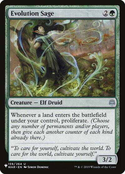 2026 Magic: The Gathering: The List Reprints (LIST) - Evolution Sage (#159/264, Uncommon) (, Near Mint)