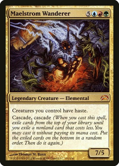 2012 Magic: The Gathering: Planechase 2012 (PC2) - Maelstrom Wanderer (#101, Mythic Rare) (, Moderately Played)
