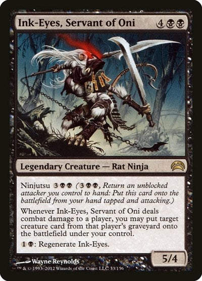 2012 Magic: The Gathering: Planechase 2012 (PC2) - Ink Eyes Servant of Oni (#33, Rare) (, Near Mint)