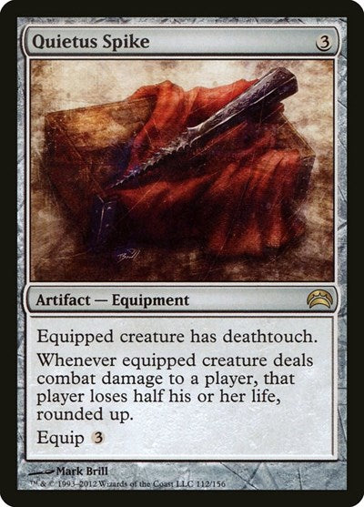 2012 Magic: The Gathering: Planechase 2012 (PC2) - Quietus Spike (#112, Rare) (, Lightly Played)