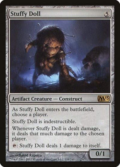 2012 Magic: The Gathering: Magic 2013 (M13) (M13) - Stuffy Doll (#218, Rare) (, Moderately Played)