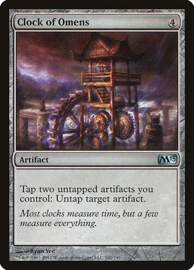 2012 Magic: The Gathering: Magic 2013 (M13) (M13) - Clock of Omens (#202, Uncommon) (, Lightly Played)