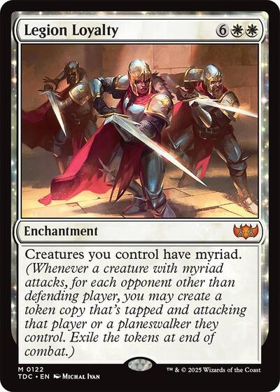 2025 Magic: The Gathering: Commander: Tarkir: Dragonstorm (TDC) - Legion Loyalty (#122, Mythic Rare) (, Lightly Played)