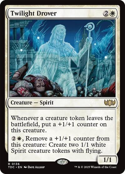 2025 Magic: The Gathering: Commander: Tarkir: Dragonstorm (TDC) - Twilight Drover (#136, Rare) (, Near Mint)