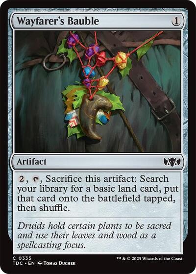 2025 Magic: The Gathering: Commander: Tarkir: Dragonstorm (TDC) - Wayfarer's Bauble (#335, Common) (, Near Mint)