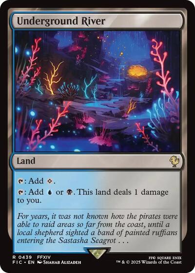 2025 Magic: The Gathering: Commander: FINAL FANTASY (FIC) - Underground River (#439, Rare) (, Lightly Played)