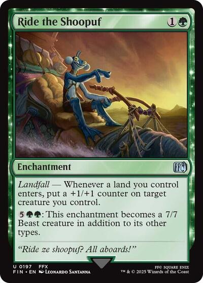2025 Magic: The Gathering: FINAL FANTASY (FIN) - Ride the Shoopuf (#197, Uncommon) (, Near Mint)