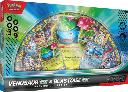 Venusaur ex & Blastoise ex - Premium Collection