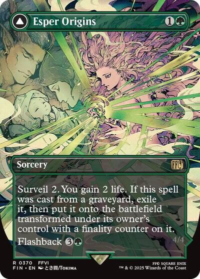2025 Magic: The Gathering: FINAL FANTASY (FIN) - Esper Origins (Borderless) (#370, Rare) (, Near Mint)