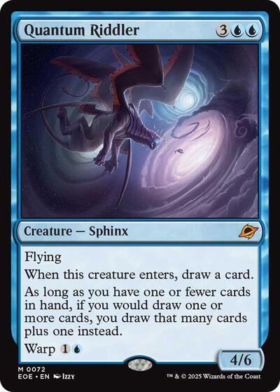 2025 Magic: The Gathering: Edge of Eternities (EOE) - Quantum Riddler (#72, Mythic Rare) (, Near Mint)