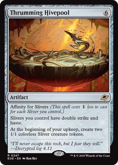 2025 Magic: The Gathering: Edge of Eternities (EOE) - Thrumming Hivepool (#247, Rare) (, Lightly Played)