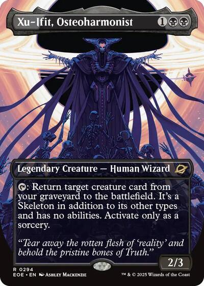 2025 Magic: The Gathering: Edge of Eternities (EOE) - Xu-Ifit, Osteoharmonist (Borderless) (#294, Rare) (, Lightly Played)
