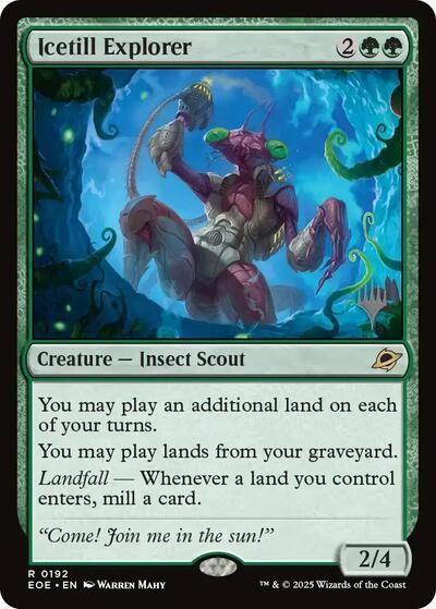 2025 Magic: The Gathering: Promo Pack: Edge of Eternities (PPEOE) - Icetill Explorer (#192, Rare)