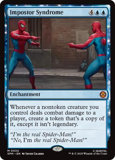 2025 Magic: The Gathering: Marvel's Spider-Man (SPM) - Impostor Syndrome (#34, Mythic Rare) (, Near Mint)