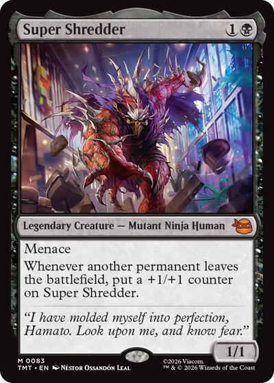 2026 Magic: The Gathering: Teenage Mutant Ninja Turtles (TMT) - Super Shredder (#83, Mythic Rare) (, Near Mint)