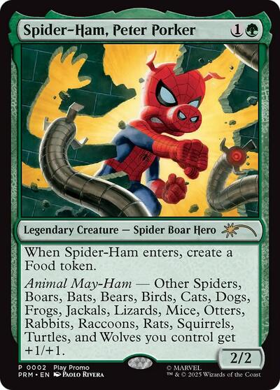 2026 Magic: The Gathering: Play Promos (PLAY) - Spider-Ham, Peter Porker (#2, Promo) (, Near Mint)