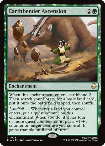 2025 Magic: The Gathering: Avatar: The Last Airbender (TLA) - Earthbender Ascension (#175, Rare) (, Near Mint)