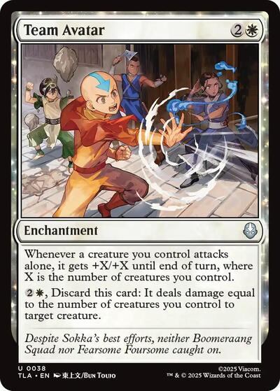 2025 Magic: The Gathering: Avatar: The Last Airbender (TLA) - Team Avatar (#38, Uncommon) (, Near Mint)