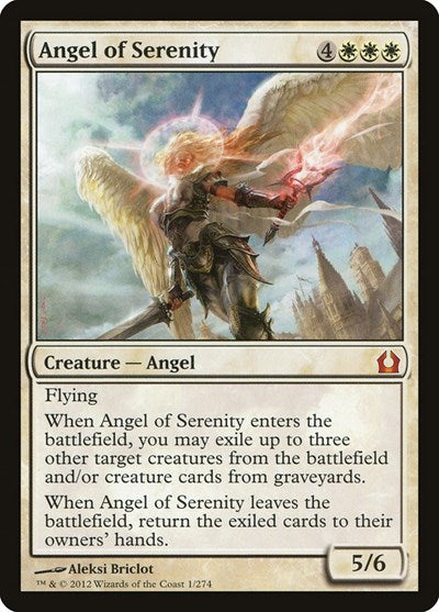 2012 Magic: The Gathering: Return to Ravnica (RTR) - Angel of Serenity (#1, Mythic Rare) (, Near Mint)