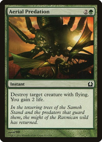 2012 Magic: The Gathering: Return to Ravnica (RTR) - Aerial Predation (#113, Common) (, Lightly Played)