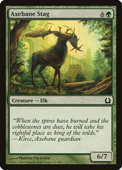 2012 Magic: The Gathering: Return to Ravnica (RTR) - Axebane Stag (#116, Common) (, Lightly Played)